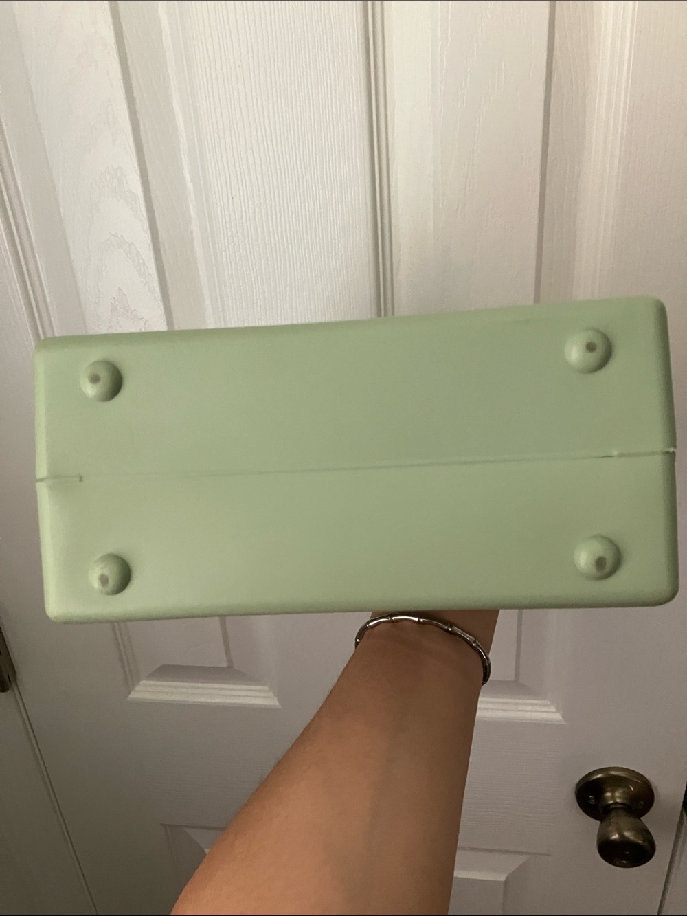 Salvatore Ferragamo Mint Green Gancini Bag - Picture 5 of 13